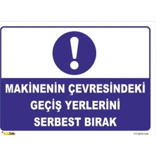 Mediwiz Makinenin Çevresini Temiz Tut - Isg Levhası 25X35 cm Galvaniz Saç 0,4 mm