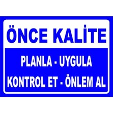 Mediwiz Önce Kalite 50X70 cm Sticker