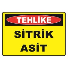 Mediwiz Sitrik Asit - Isg Levhası Levha 70X100 cm Sticker