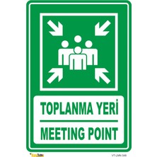 Mediwiz Acil Toplanma Yeri / Meetıng Poınt Levhası Levha 70X100 cm Dekota 3 mm