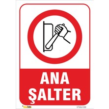 Mediwiz Tamir Var Şalter Açma - Isg Levhası Levha 50X70 cm Galvaniz Saç 0,4 mm