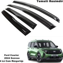 Caraks Ford Tourneo Courier Mügen Cam Rüzgarlığı 2024 Sonrası Kasalara Uyumlu 4'lü Set Cam Rüzgarlığı