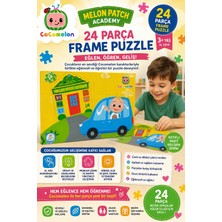 Marka Laço Kids Cocomelon Melon Patch Academy 24 Parça Frame Puzzle Co7796