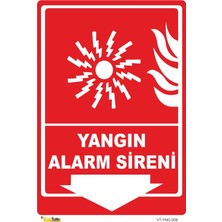 Mediwiz Yangın Alarm Sireni- Isg Levhası Levha 70X100 cm Galvaniz Saç 0,4 mm