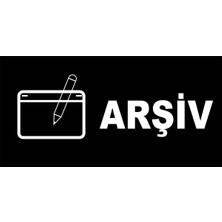 Mediwiz Arşiv Levhası 15X15 Sticker VT-BLM070-2-A