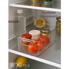 Jet's Home Buzdolabı Içi Düzenleyici Saklama Organizeri Bpa Free Düzenleyici Darbeye Dayanıklı 29X11X9 cm