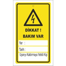 Mediwiz Dikkat Bakım Var Levhası Levha 15X21 cm Galvaniz Saç 0,4 mm Abo 038