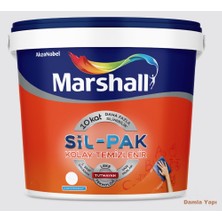 Marshall Sil-pak Silikonlu Silinebilir Duvar Boyası