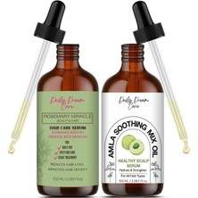 True Bee Saç Uzatan 2'li Özellikle Yavaş Uzayan Saçlar Için Biberiye ve Amla Kompleks Yağ 2 x 100 ml