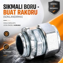 Nexo Sıkmalı Boru - Buat Rakoru (Sonlandırma) 1"(Inç)- 5 Adet