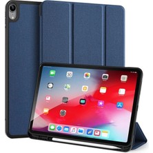 Belirtilmemiş Dux Duci̇s Ipad Air 4 10.9 Kılıf Kalem Yerli Soft Tpu Mıknatıslı Kılıf (DOMO)-(5775)