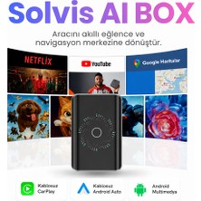 Solvis Ai Box Ultra Akıllı Kablosuz Carplay & Android Auto Multimedya Sistemi