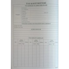 Özkan CD010877 Üye Kayit Defteri 96 Yaprak Ciltli