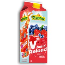 Pfanner Vitamin Reload 2 Lt Meyve Suyu 8 Vitamin ve Magnezyum Içeren Lezzetli Içecek