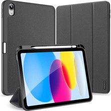 Belirtilmemiş Dux Ducis Ipad 10.9 2022 Kılıf Domo Series Kalem Bölmeli Mıknatıslı Standlı Kapaklı KILIF-(5775)