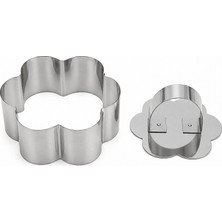 Dinç Kitchen Pres Aparatlı Çiçek Parfe ve Pasta Kalıbı 7,5×7,5×3,8 cm