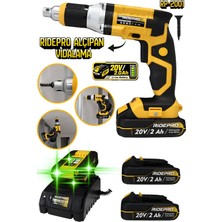 Ridepro Alçıpan Vidalama 20V/2.0AH