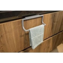 Livizmir Moda Mutfak Banyo Havlu Askısı-Gri M-B30-07