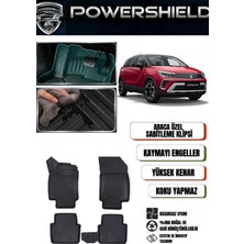 POWERSHIELD  Opel Crossland 2020 ve Sonrası Uyumlu Araca Özel PREMİUM 5D Havuzlu Oto Paspas Takımı