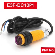 Devremarkt E3F-DS10 P1 M18 Kızılötesi Fotoelektrik Sensör Pnp No 10CM Difüz Reflektörsüz Yakınlık Sensörü 6-36V