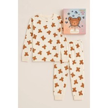 Bony Socks Çocuk Teddy Desenli Kutulu Pijama Takımı