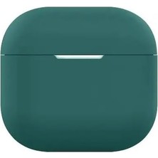 Livizmir Moda Airpods Pro 3 (2025) Ile Uyumlu Renkli Silikon Kılıf (Haki)