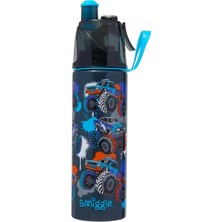 Smiggle - Energize Araba Temalı Su Püskürtmeli Çelik Matara 500 ml