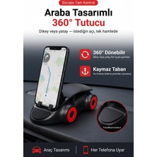 Evgereçlerim 360 Derece Dönebilen Ayarlanabilir Oto Araç Içi Telefon Tutucu Ayarlı Araba Standı