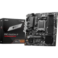 MSI Msı Pro B650M-P 7200MHZ (Oc) Ddr5 Soket Am5 M.2 HDMI Dp VGA Matx Anakart