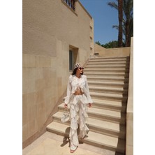 Esra Helvacı Volan Detaylı Şifon Takım Eh Collection