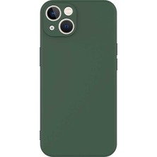 Lyon Tech Apple iPhone 13 Uyumlu Zore Mara Lansman Kadife Iç Yüzeyli Yumuşak Tpu Mat Silikon Kılıf