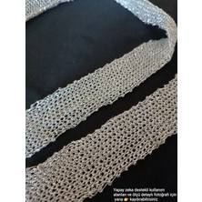 Altay Aksesuar (3 Cm) Gümüş Zırh Şerit