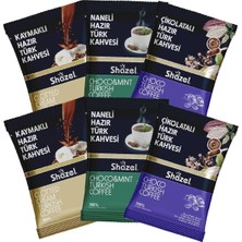 Shazel Hazır Karma Special Hazır Türk Kahvesi 6\'lı (100GR. x 6 Adet)