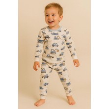 Bony Socks Erkek Çocuk Traktör Desenli Pijama Takımı
