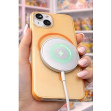 Livizmir Moda iPhone 13 ile Uyumlu Frostline Yarı Transparan Mat Logo Gösteren Soft Silikon Kılıf, Ince Tasarım, Darbe Emici Arka Kapak Koruma Siyah