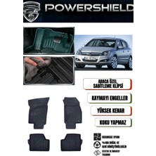 POWERSHIELD Opel Astra H Kasa (HATCHBACK) 2005-2009  Uyumlu Araca Özel Premium 5D Havuzlu Oto Paspas Takımı