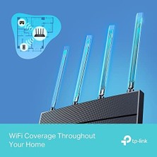 Livizmir Moda AX12, AX1500 Wi-Fi 6 Gigabit Portlu Kablosuz Router, Fiber Destekli, 4 Gigabit Lan Portları, Wpa3, Oyun Için Ideal Xbox/ps4/steam ve 4K