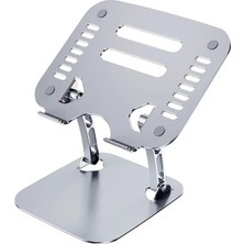 Belirtilmemiş Ally  T602 Ayarlanabilir Katlanır Isı Havalandırmalı Alüminyum Laptop STANDI-(5775)