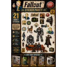 Neora Fallout Sticker Seti 21 Adet