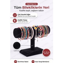 Evgereçlerim Kadife Bilezik ve Bileklik Standı Takı Düzenleyici Sergileme Organizeri 23 cm