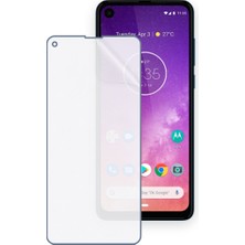 Schitec Motorola One-Vision Uyumlu Ön Yüzey Nano Şeffaf Hidrojel Ekran Koruyucu