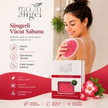 Moon Angel Süngerli Sabun Doğal Güzellik Felicita Extract Vücut Sabunu
