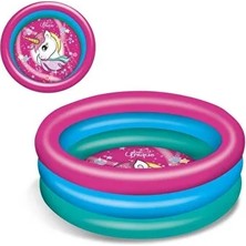Byanes Unicorn 3 Halka Yuvarlak Havuz 100 cm