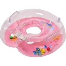 Byanes Bebek Yüzme Havuz Boyun Simidi Pembe Renkli Eğlenceli Tasarım ile Güvenli Yüzme Deneyimi