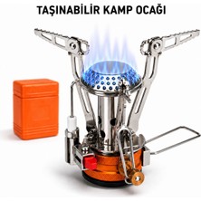 Multizone Katlanabilir Portatif Gazlı Ocak Taşınabilir Kamp Ocağı Başlığı Outdoor Piknik Tüpü Başlığı Kompakt Hafif