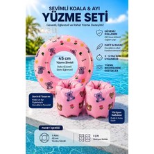 Byanes Sevimli Koala & Ayı Çocuk Yüzme Seti – 45 cm Simit & Yürüyen Pratik Kolluk (2-5 Yaş)