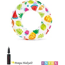 Byanes Meyve Desenli Çocuk Havuz ve Deniz Simiti 51 cm 3-6 Yaş