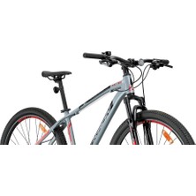 Kron Xc 75 - 26 Mtb - 14' - 21 Vites - V.brake - Nardo Gri/siyah-Kırmızı