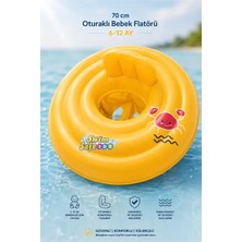 Byanes 70 cm Oturaklı Bebek Flatörü Sarı (6-12 Ay)