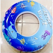 Byanes 60 cm Mavi Çocuk Deniz ve Havuz Simidi Kaliteli Ithal Ürün +4 Yaş Itibaren